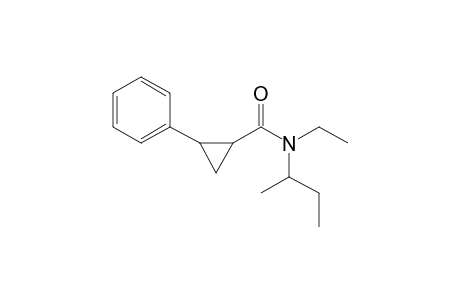 Cyclopropanecarboxamide, 2-phenyl-N-(2-butyl)-N-ethyl-