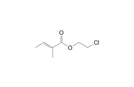 2-chloroethyl (E)-2-methylbut-2-enoate