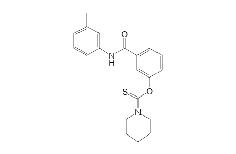 Benzamide, 3-(4-piperidylthiocarbonyloxy), N-(3-methylphenyl)-