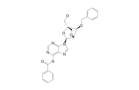 (1R,3R,4S,7R)-3-(6-N-BENZOYLADENIN-9-YL)-7-BENZYLOXY-1-(HYDROXYMETHYL)-2,5-DIOXABICYCLO-[2.2.1]-HEPTANE