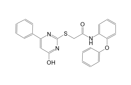 2-[(4-hydroxy-6-phenyl-2-pyrimidinyl)sulfanyl]-N-(2-phenoxyphenyl)acetamide