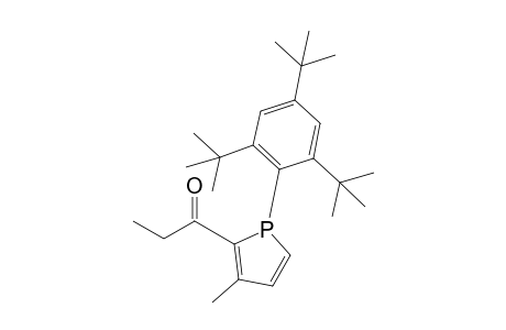 1-(2,4,6-Tri-tert-butyl)phenyl-3-methyl-2-(1-oxopropyl)phosphole