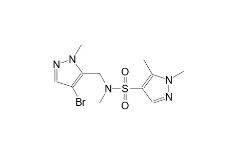 1H-pyrazole-4-sulfonamide, N-[(4-bromo-1-methyl-1H-pyrazol-5-yl)methyl]-N,1,5-trimethyl-