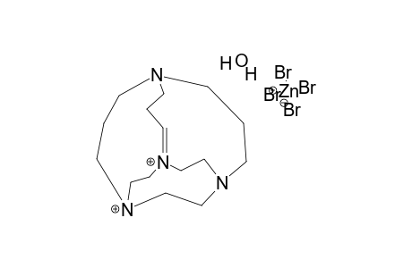 4,12-DIAZA-1,8-DIAZONIATRICYCLO-[6.6.3.2(4,12)]-NONADEC-1(15)-ENE-TETRABROMOZINCATE-MONOHYDRATE