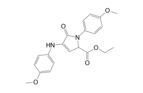 4-(4-methoxyanilino)-1-(4-methoxyphenyl)-5-oxo-2H-pyrrole-2-carboxylic acid ethyl ester