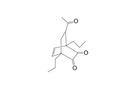 7-Acetyl-1,4-di-n-propylbicyclo[2.2.0]oct-5-en-2,3-dione