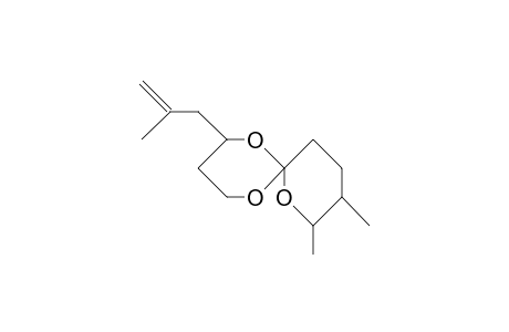 (2R,6R,8R,9S)-2-(2-Methyl-allyl)-8,9-dimethyl-1,5,7-trioxa-spiro(5.5)undecane