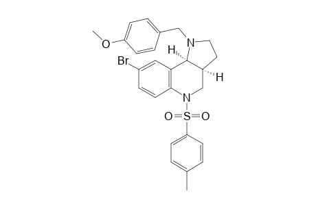 (3aS,9bS)-8-bromanyl-1-[(4-methoxyphenyl)methyl]-5-(4-methylphenyl)sulfonyl-3,3a,4,9b-tetrahydro-2H-pyrrolo[3,2-c]quinoline