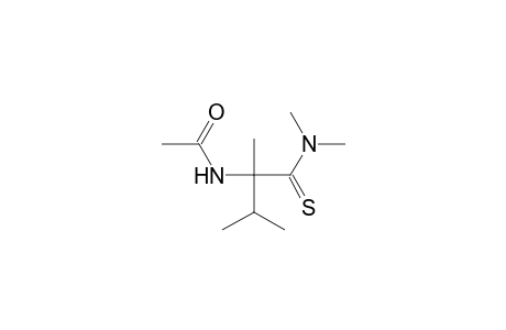 N-[1-(dimethylamino)-2,3-dimethyl-1-sulfanylidene-butan-2-yl]ethanamide