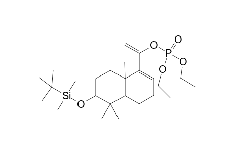 1,5,5-Trimethyl-4-(t-butyldimethylsiloxy)-10-[1-(diethylphosphonoxy)ethenyl]bicyclo[4.4.0]dec-9-ene