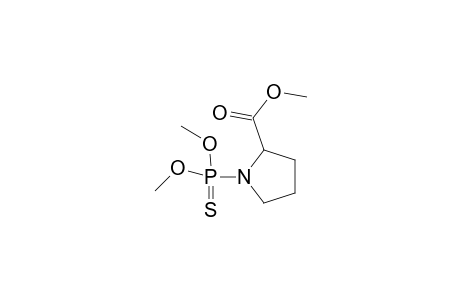 Methyl N-dimethylthiophosphorylpyrrolidine-2-carboxylate