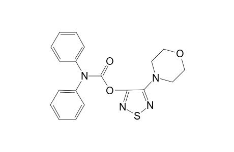(4-morpholin-4-yl-1,2,5-thiadiazol-3-yl) N,N-diphenylcarbamate