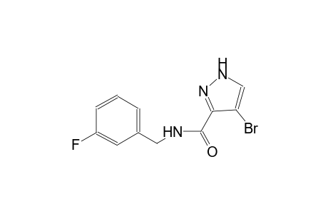 4-bromo-N-(3-fluorobenzyl)-1H-pyrazole-3-carboxamide