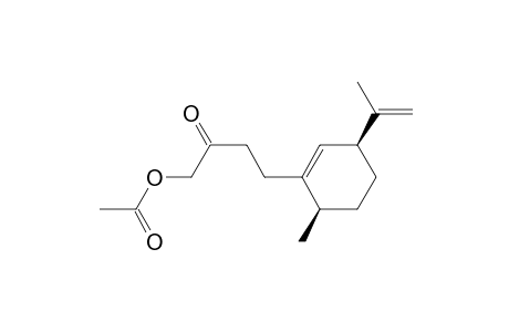 2-Butanone, 1-(acetyloxy)-4-[6-methyl-3-(1-methylethenyl)-1-cyclohexen-1-yl]-, (3S-cis)-