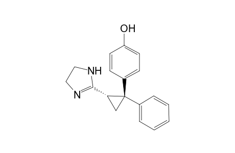 (E)-rac-4-[2-(4,5-dihydro-1H-imidazo-2-yl)-1-phenylcyclopropyl]phenol hydrochloride ethanolate