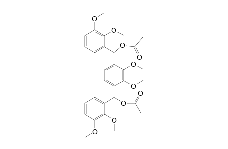 3,6-Bis(2,3-dimethoxyphenylacetxymethyl)-1,2-dimethoxybenzene