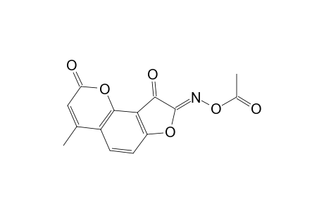 5H-Oxino[2,3-E]benzofurane-2,3,5-trione, 2,3-dihydro-7-methyl-, 2-acetyloxime