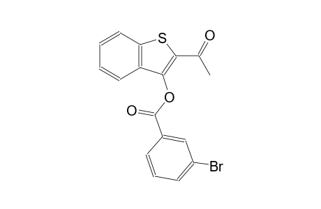 2-acetyl-1-benzothien-3-yl 3-bromobenzoate