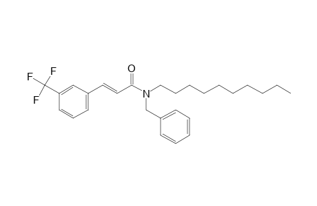 Trans-cinnamamide, 3-trifluoromethyl-N-benzyl-N-decyl-