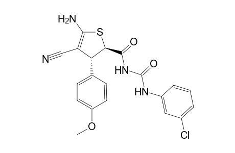 1-[(2R,3R)-5-Amino-4-cyano-3-(4-methoxy-phenyl)-2,3-dihydro-thiophene-2-carbonyl]-3-(3-dichloro-phenyl)-urea