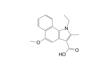 1H-benz[g]indole-3-carboxylic acid, 1-ethyl-5-methoxy-2-methyl-