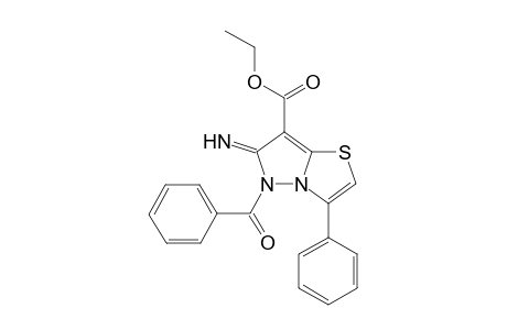 Ethyl 5-benzoyl-6-imino-3-phenyl-5,6-dihydropyrazolo[5,1-b]thiazole-7-carboxylate