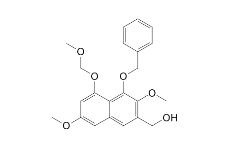 1-Benzoxy-2,6-dimethoxy-3-(hydroxymethyl)-8-(methoxymethoxy)naphthalene