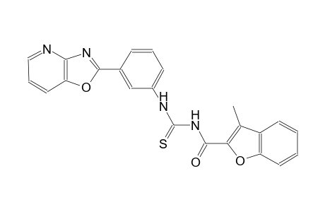 thiourea, N-[(3-methyl-2-benzofuranyl)carbonyl]-N'-(3-oxazolo[4,5-b]pyridin-2-ylphenyl)-