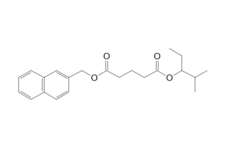 Glutaric acid, 2-methylpent-3-yl (2-naphthyl)methyl ester