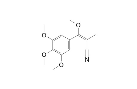 3,4,5-Trimethoxy-6-(1'-methoxy-2'-cyanoprop-1-enyl)toluene