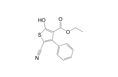 Ethyl 5-cyano-2-hydroxy-4-phenylthiophene-3-carboxylate