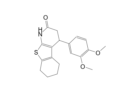 benzo[4,5]thieno[2,3-b]pyridin-2(1H)-one, 4-(3,4-dimethoxyphenyl)-3,4,5,6,7,8-hexahydro-