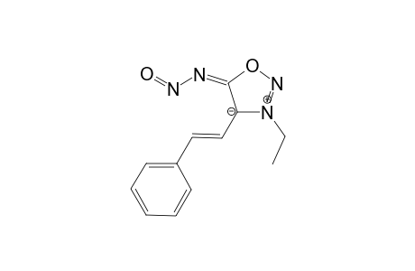 3-Ethyl-N-nitroso-4-styryl-5-sydnone-imine
