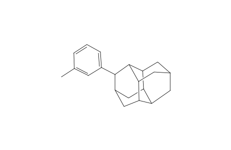 3,5,1,7-[1,2,3,4]Butanetetraylnaphthalene, decahydro-2-(3-methylphenyl)-