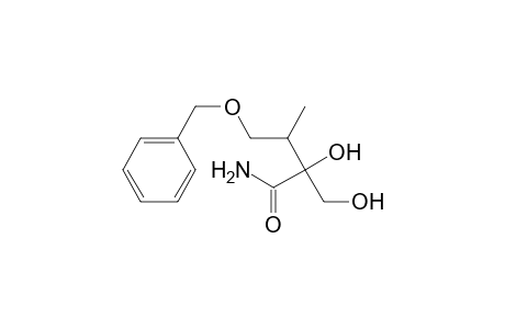 3-Carbamoyl-2-methylbutane-1,3,4-triol 1-O-benzyl ether