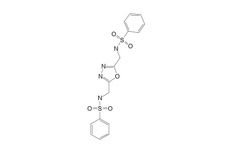 2-PHENYLSULFONYLAMINOMETHYL-5-PHENYLSULFONYLAMINOMETHYL-1,3,4-OXADIAZOLE
