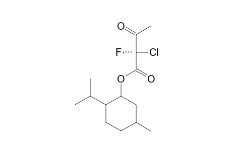 (-)-MENTHYL-2-CHLORO-2-FLUORO-3-OXOBUTANOATE;FIRST-DIASTEREOMER