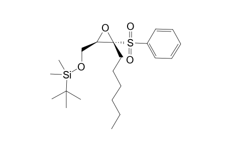 tert-Butyl-[[(2R,3R)-3-hexyl-3-(phenylsulfonyl)oxiran-2-yl]methoxy]-dimethyl-silane