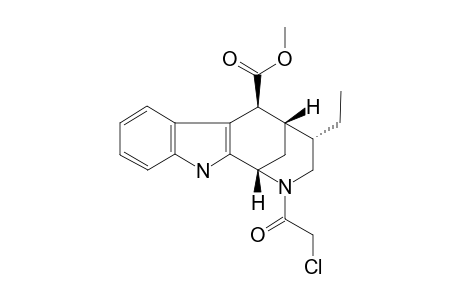 METHYL-2-(CHLOROACETYL)-4-ALPHA-ETHYL-1,2,3,4,5,6-HEXAHYDRO-1,5-METHANOAZOCINO-[3,4-B]-INDOLE-6-BETA-CARBOXYLATE