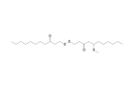 5-methylthio-1-(3-oxoundecyl)disulfanylundecan-3-one