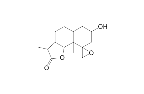 3-Hydroxy-1,10-epoxy-11H-eremophilan-12,8-olide