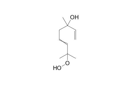 7-hydroperoxy-3,7-dimethylocta-1,5-dien-3-ol
