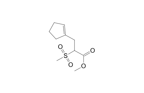 Cyclopentenepropanoic acid, .alpha.-(methylsulfonyl)-, methyl ester