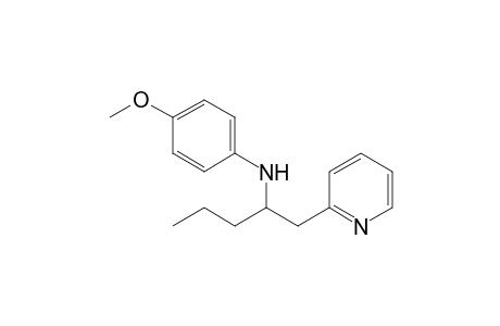 (4-methoxyphenyl)-[1-(2-pyridylmethyl)butyl]amine