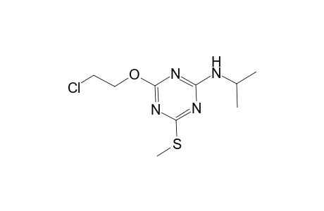 4-(2-Chloroethoxy)-N-isopropyl-6-(methylsulfanyl)-1,3,5-triazin-2-amine