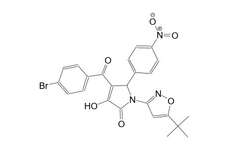 4-(4-bromobenzoyl)-1-(5-tert-butyl-3-isoxazolyl)-3-hydroxy-5-(4-nitrophenyl)-1,5-dihydro-2H-pyrrol-2-one
