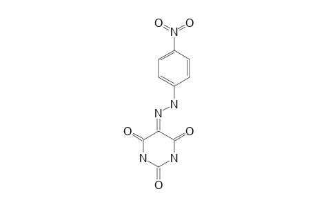 5-(PARA-NITROPHENYL)-AZO-PYRIMIDINE-(1H,3H,5H)-2,4,6-TRIONE;LACTAM-KETO-HYDRAZONE