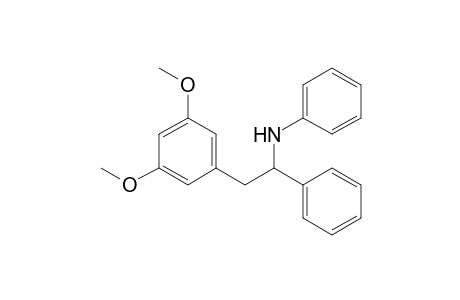 N-[2-(3,5-dimethoxyphenyl)-1-phenyl-ethyl]aniline