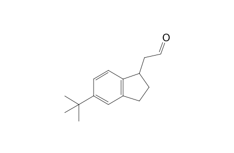 5-(t-Butyl)-2,3-dihydro-1H-indene-1-acetaldehyde