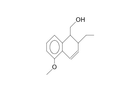 trans-1-Hydroxymethyl-2-ethyl-5-methoxy-1,2-dihydro-naphthalene